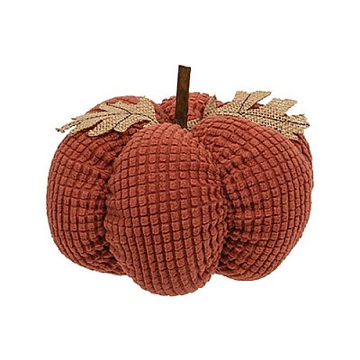 Burnt Orange Waffle Weave Pumpkin
