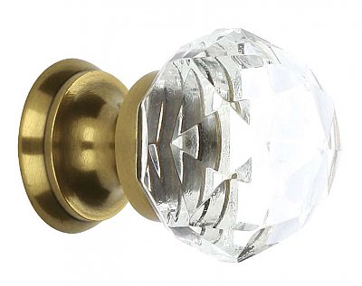 Diamond Cabinet Knob, Small 1" Diameter