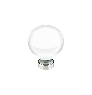 Bristol Clear Crystal Cabinet Knob, 1-1/4"