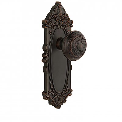 Complete Door Set Featuring Grande Victorian Plate and Windsor Knob