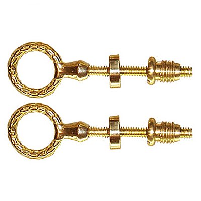 Cheval Mirror Mount - Polished Brass