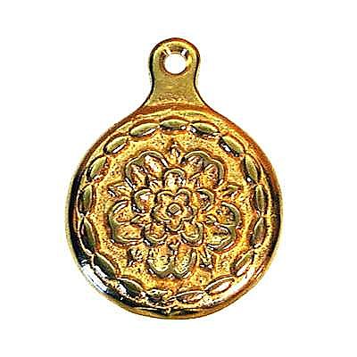 Polished Brass Bed Bolt Cover