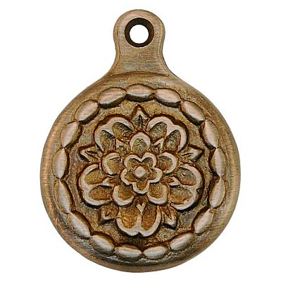 Bed Bolt Cover, Antique Brass