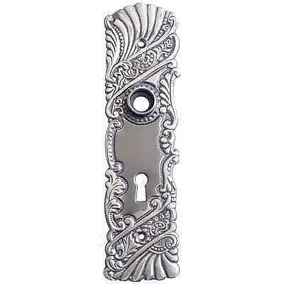 Roanoke Doorplate, Antique Nickel