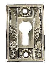 Sargent 1875 Keyhole Cover, Antique Nickel