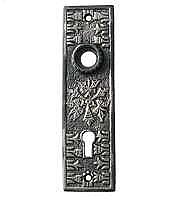 Butterfly Doorplate II, Antique Nickel