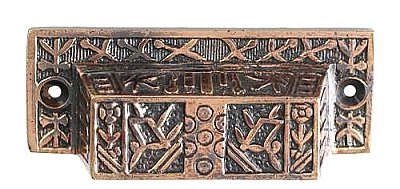 Windsor Bin Pull, Antique Copper