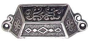 Lily Bin Pull, Antique Nickel