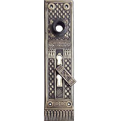 Cushion Doorplate Antique Brass