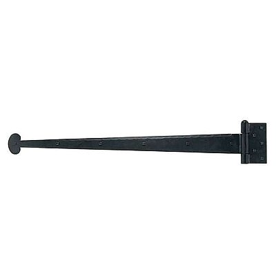 Heavy Duty Black Iron Bean Strap Hinge, 30"- Sold EACH