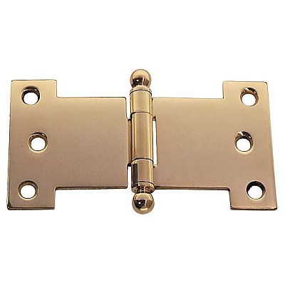 4-1/2" Wide Parliament Hinge - Polished Brass
