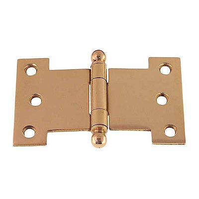 4" Wide Parliament Hinge - Polished Brass