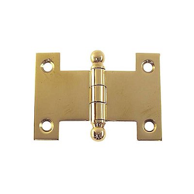2-1/2" Wide  Parliament Hinge - Polished Brass