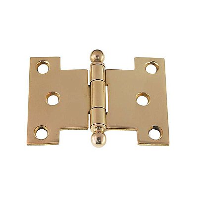 3" Wide Parliament Hinge - Polished Brass