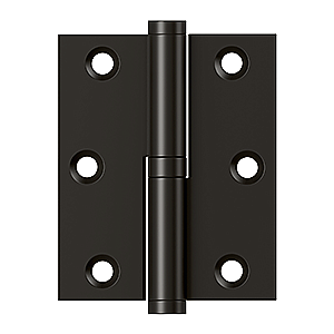 Solid Brass 3" x 2-1/2" Lift Off  Hinge