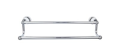 Hudson 30" Double Towel Bar in Polished Chrome