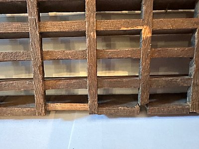 Antique 16" x 24" Wood or Oak Cold Air Return Grate - Circa 1900