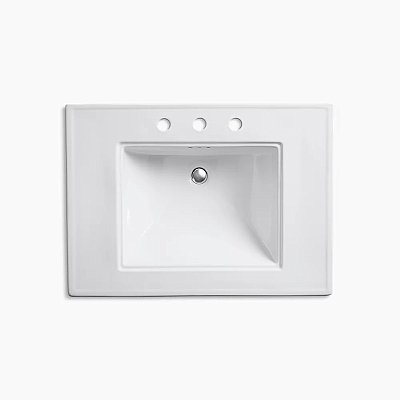 Kohler Memoirs® Stately 30-3/4" Pedestal Bathroom Sink - White