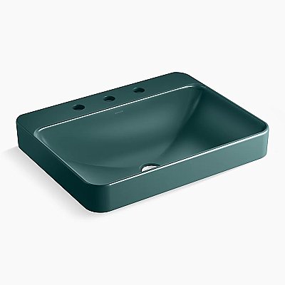 Kohler Vox 23" Rectangle Vessel Bathroom Sink - Teal