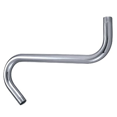 Shower Scape 8-Inch S-Shape Shower Arm - Polished Chrome