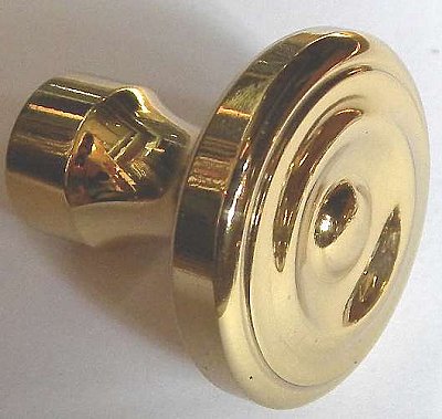 Contemporary Brass Cabinet Knob