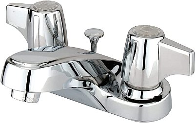 Kingston Brass 4 in. Centerset Bathroom Faucet - Polished Chrome