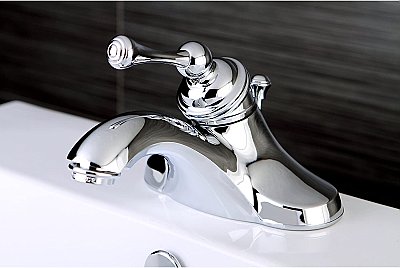 Kingston Brass 4 in. Centerset Bathroom Faucet - Polished Chrome