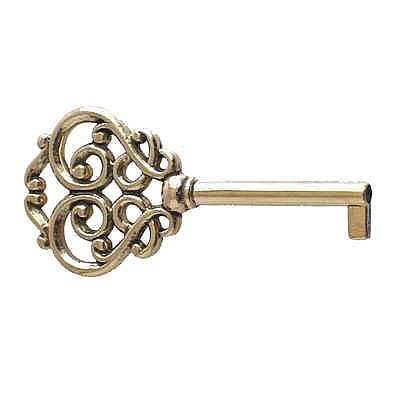 Solid Brass Cabinet Key