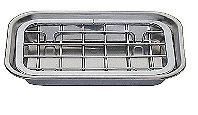Sinkworks two-Piece Soap Dish - Stainless Steel