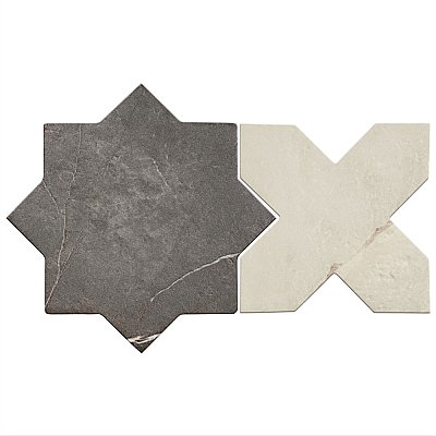 Istanbul Star Night with Day Cross 6" x 12" Porcelain Floor and Wall Tile - 32 Tiles Per Case - 8.64 Square Feet