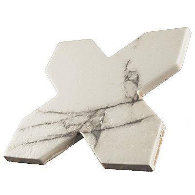 Istanbul Templar Shield Night with Day Cross 8-3/8" x 8-3/8" Porcelain Floor and Wall Tile - 36 Tiles Per Case - 6.37 Square Feet