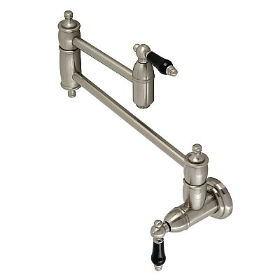 Duchess Wall Mount Pot Filler -  Brushed Nickel