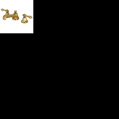 Metropolitan Widespread Lavatory Faucet - Metal Lever Handles - Satin Brass