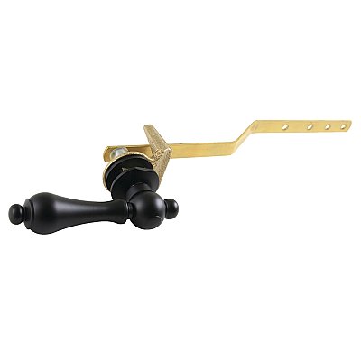Restoration Toilet Flush Lever - Matte Black