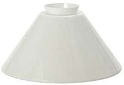 Cased Glass Lamp or Fixture Shade -10" -White