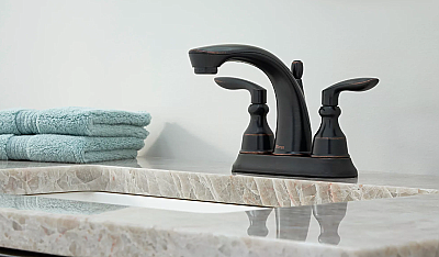 Price Pfister Avalon 4" Centerset Bathroom Faucet - Tuscan Bronze