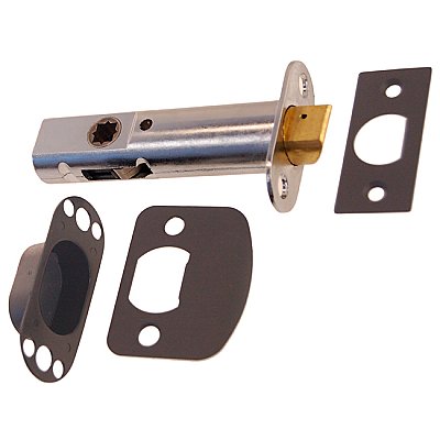 Heavy Duty Privacy Tubular Door Latch - 2-3/4 Backset - Oil Rubbed Bronze