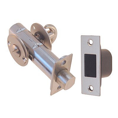 Interior Door Deadbolt With Emergency Release - Brushed Nickel