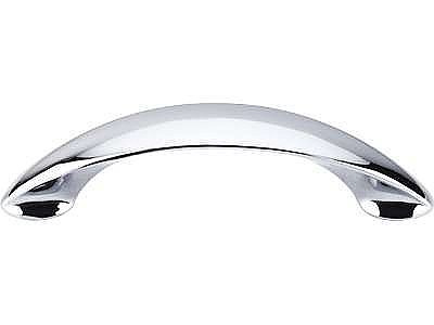 Nouveau II Collection Pull, Polished Chrome, Small