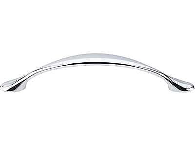 Nouveau II Collection Cabinet Pull, Polished Chrome, Small