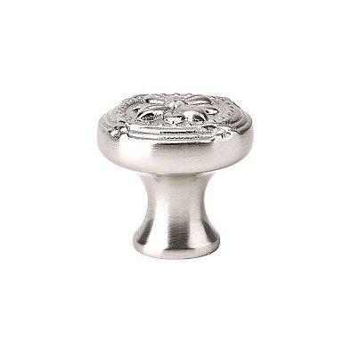 Ribbon & Reed Cabinet Knob - Wardrobe Size - Satin Nickel