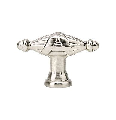 Ribbon & Reed Finger Pull or Knob - Large - Satin Nickel