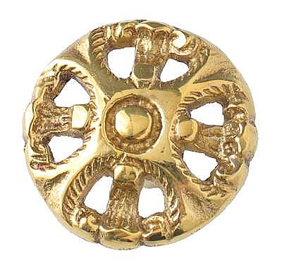 Victorian Cabinet Knob with Backplate
