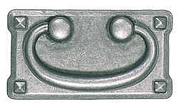 Mission Pull, Large, Zinc Alloy, Pewter Finish