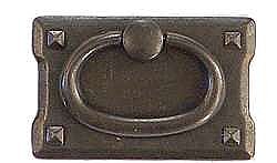Mission Pull, Small, Zinc Alloy, Flat Black Finish