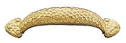 Arts & Crafts Collection Hammered Pull - 3" on center - Satin Brass