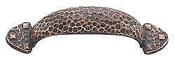 Arts & Crafts Collection Hammered Pull - 3" on center - Oil Rubbed Bronze