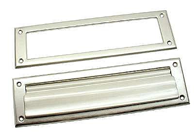 Mail Slot with Open Backplate - Many Finishes Available