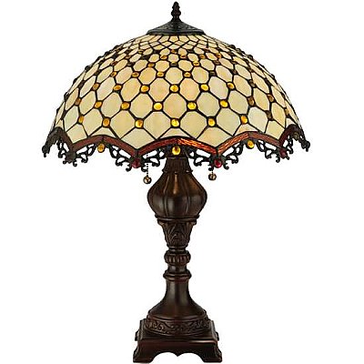 Diamond & Jewel Table Lamp, 24"