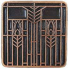 Prairie Tulips Knob, Antique Copper